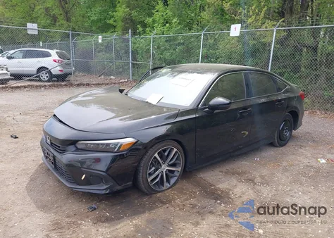 2024 Honda Civic Touring из США, поврежденный, VIN 2HGFE1F91RH329405